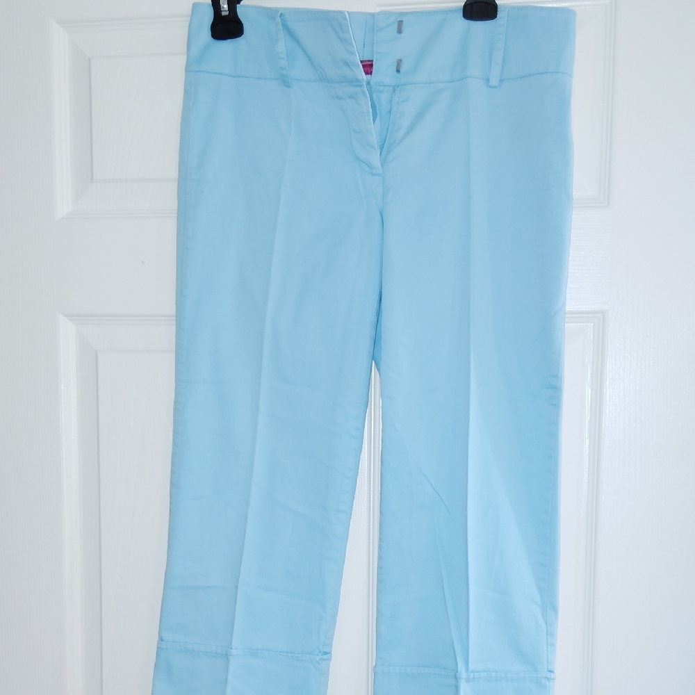 Light Blue Cropped Pants